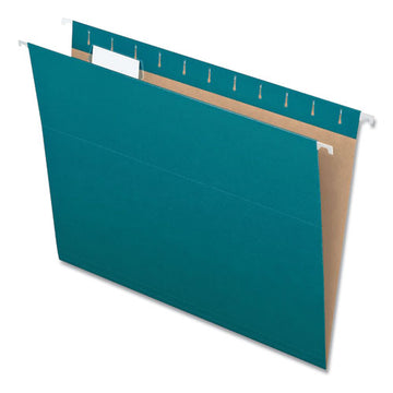 Pendaflex® Colored Hanging Folders, Letter Size, 1-5-cut Tab, Teal, 25-box freeshipping - TVN Wholesale
